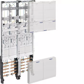 HAGER ZK3EN24 Universal-Z bedrading compleet meterveld, 4 meterplaatsen, BKE-I, 2 veldbreed, 1050mm