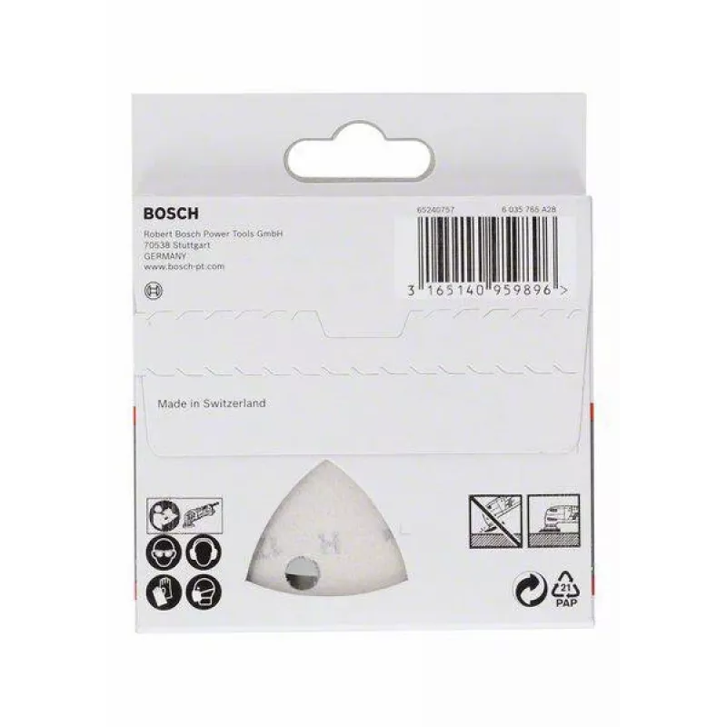 Bosch 2608621689 delta-schuurblad P240 93 mm 5-pack