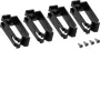 HAGER FZ913 kabelgootclip voor tehalit.BA7/BA6/BA6S draadgoten, 4-pack, zuiverwit