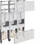 HAGER compleet meterveld ZL33W4N, 3-fasig, 3-punts, 1050mm, 3-veld