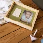 Baby Art Pure Frame houten herinneringsset voor baby-hand- of voetafdruk