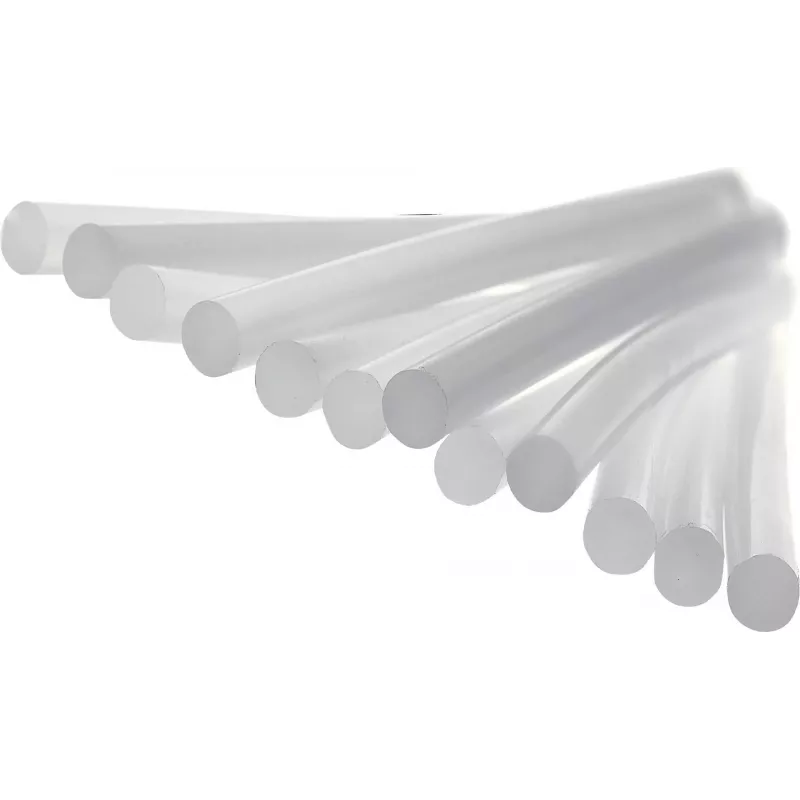 Rapid hetelijnsticks voor PVC & kabel, 12 mm diameter, kort, transparant, 1 stuk 40107358
