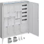 HAGER ZB34SEQ29EN univers Z compleetkast, 2 meterplaatsen, 3 velden, 5 rijen, 180 modules, IP44, wit