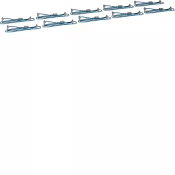 HAGER KU9S115YZ KNX Y-kabel, zwart/blauw, 1 stekker naar 2 bussen, 0,15 m, 10-pack