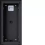 Hager REW407X opbouwbehuizing voor intercom mono, 2/3/4 oproeptoetsen, antraciet