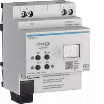 Hager Gateway TYFS671D KNX/DALI-2 Secure 1-kanaals