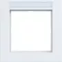 Hager A.1 1-voudig frame met labelveld, lichtwit mat WAD6101WM