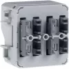 HAGER WNT302 KNX tastsensor, 1-voudig, 2 schakelpunten, inbouw, polarwit