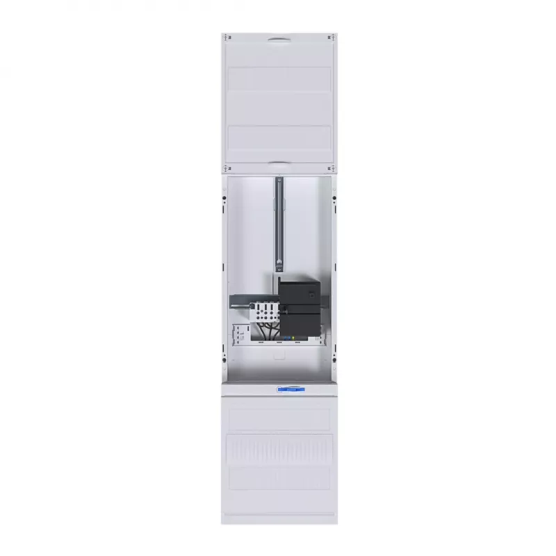 HAGER universZ compleet meterkastpaneel ZH33W7N, 1 eHZ-plaats, 3-punts, 1050 mm, 1 veld