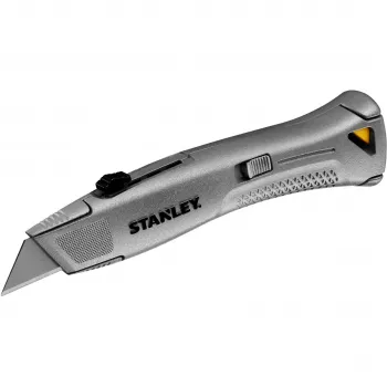 Stanley FMHT10505-0 FatMax zwaar zakmes met uitschuifbaar lemmet zilver/zwart met lemmetopbergvak & 3 lemmetten