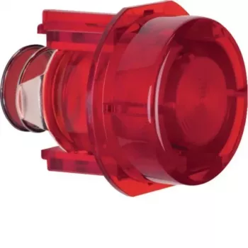 HAGER WDA1527R transparante rode wip voor taster