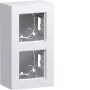 Hager WAD8210WM opbouwbehuizing, 2-voudig, hoge uitvoering, polarwit
