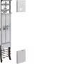 Hager ZH53Q1NT compleet meterveld universZ, 1350x250mm, 3-fasig, 1 meterplaats, 10 mm², met scheidingsfunctie