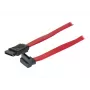 TECLINE SATA-kabel, 7-pin SATA stekker naar 7-pin SATA stekker, 1,0 m, rood 314000
