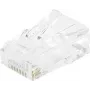 EXERTIS CONNECT RJ45 modulaire stekker Cat. 6 UTP voor soepele kabel, transparant, 10-pack 920560