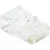 EXERTIS CONNECT RJ45 modulaire stekker Cat. 6 UTP voor soepele kabel, transparant, 10-pack 920560