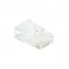 EXERTIS CONNECT RJ45 modulaire stekker Cat. 6 UTP voor soepele kabel, transparant, 10-pack 920560
