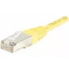 EXERTIS CONNECT CAT.6 F/UTP patchkabel, geel, 0,5 m, slim snagless 842051