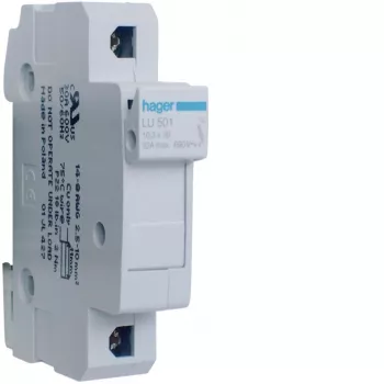 Hager LU501 zekeringlastscheider 1P 32A 690V UL cilindrisch 10x38mm