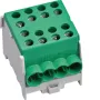 HAGER KH35E8 1-polige hoofdleiding-aftakklemmenblok, 10-35 mm², 125 A, groen
