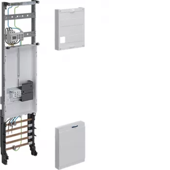 Hager universZ compleetveld ZH33W7NT, 3-fasig, 1 meterplaats, 10 mm², 1050x250 mm