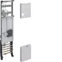 Hager universZ compleetveld ZH33W7NT, 3-fasig, 1 meterplaats, 10 mm², 1050x250 mm
