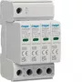 Hager SPB420 type 2 overspanningsafleider 3P+N 275V AC 40kA DIN-rail