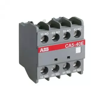 ABB CA5-22E hulpcontactblok 2NO+2NC frontmontage voor AF09-AF96 magneetschakelaars 1SBN010040R1022
