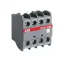 ABB CA5-22E hulpcontactblok 2NO+2NC frontmontage voor AF09-AF96 magneetschakelaars 1SBN010040R1022
