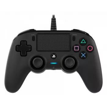 NACON PS4 Compact Controller zwart – bekabelde gamepad voor PS4 & PC