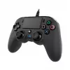 NACON PS4 Compact Controller zwart – bekabelde gamepad voor PS4 & PC