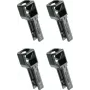 Hager univers Z kapopzet UZ01A4, lage uitvoering, lichtgrijs, 4-pack
