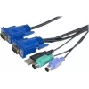 EXERTIS CONNECT KVM combo-kabel USB, PS/2, 1,8m (66302)