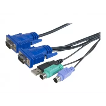 EXERTIS CONNECT KVM combo-kabel USB, PS/2, 1,8m (66302)