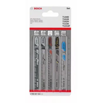 Bosch Accessories 2608667856 decoupeerzaagblad-set Allrounder, 5-delig