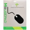 Exertis Connect muismat, gerecycled materiaal, 220 x 180 mm, zwart