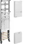 HAGER ZH3EN27 compleet meterveld, 1 meterplaats, BKE-I, Universal Z, 1 veld, 1050 mm hoogte
