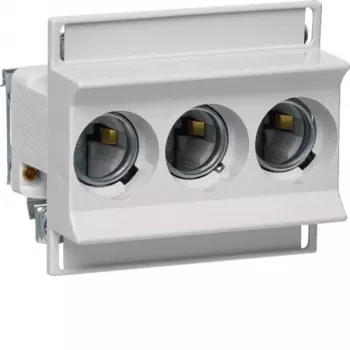 HAGER LD02K63-3SS D02 63A 3-polige keramische zekeringhouder