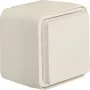HAGER WNC160B SCHUKO-stopcontact, opbouw, klepdeksel, verhoogde aanraakbeveiliging, polarwit