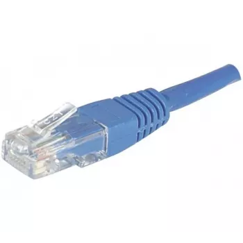EXERTIS CONNECT Cat.6 U/UTP-patchkabel, RJ45, blauw, 20 m, snagless 246762