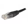 EXERTIS CONNECT Cat6 U/UTP-patchkabel, 1 m, zwart, RJ45, rastnasbescherming 246772