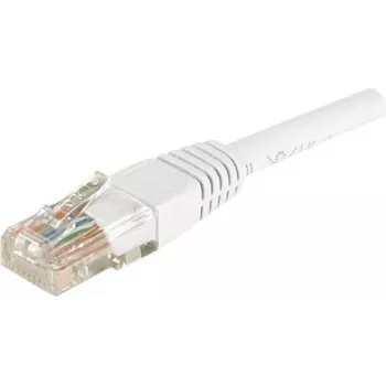 EXERTIS CONNECT CAT.6 U/UTP-patchkabel, 2 m, wit, RJ45, rastnasbescherming 246785