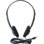Exertis Connect on-ear-headset met microfoon, 3,5-mm-jack, zwart (059204)