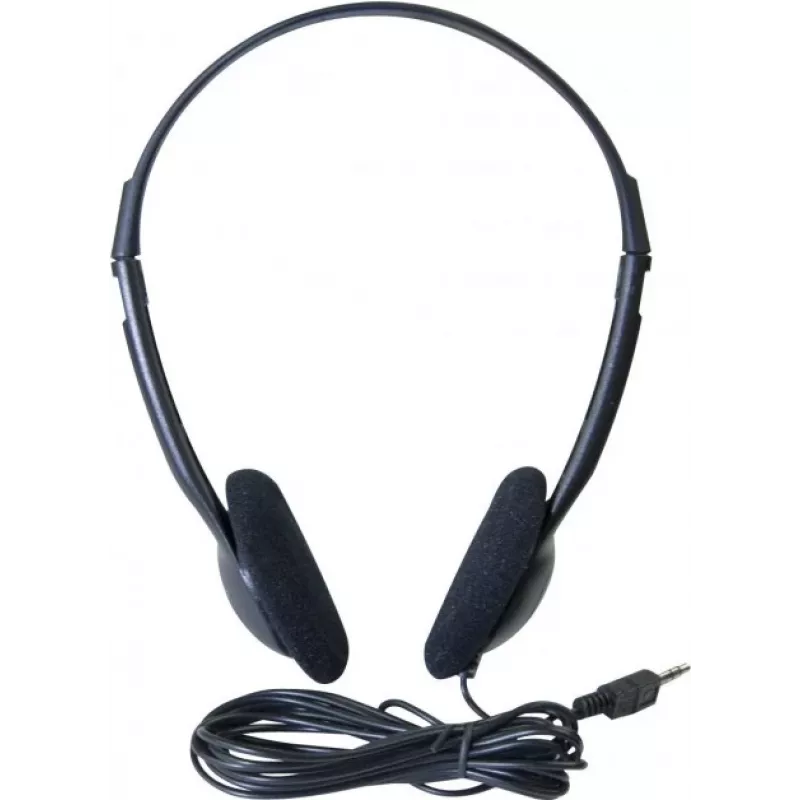 Exertis Connect on-ear-headset met microfoon, 3,5-mm-jack, zwart (059204)