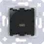 HAGER WAS4154 USB-C Power Delivery laadmodule 65W