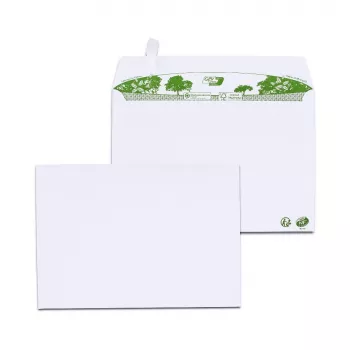 GPV ERAPure 3303 envelop C5 (162 x 229 mm), zonder venster, 80 g/m², 100% recyclingpapier, wit, chloorvrij