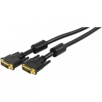 EXERTIS CONNECT DVI-I Dual-Link monitorkabel, 24+5 pin stekker naar stekker, 3,0 m, zwart EXC127671