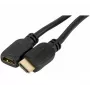 EXERTIS CONNECT High Speed HDMI-verlengkabel, verguld, HDMI Type-A stekker naar bus, 1,0 m 128395