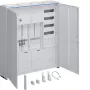 Hager universZ compleet meter- en verdeelkast, opbouw, 2 meterplaatsen, 3-punts, APZ-veld, 60 modules, wit ZB343Q29ENT