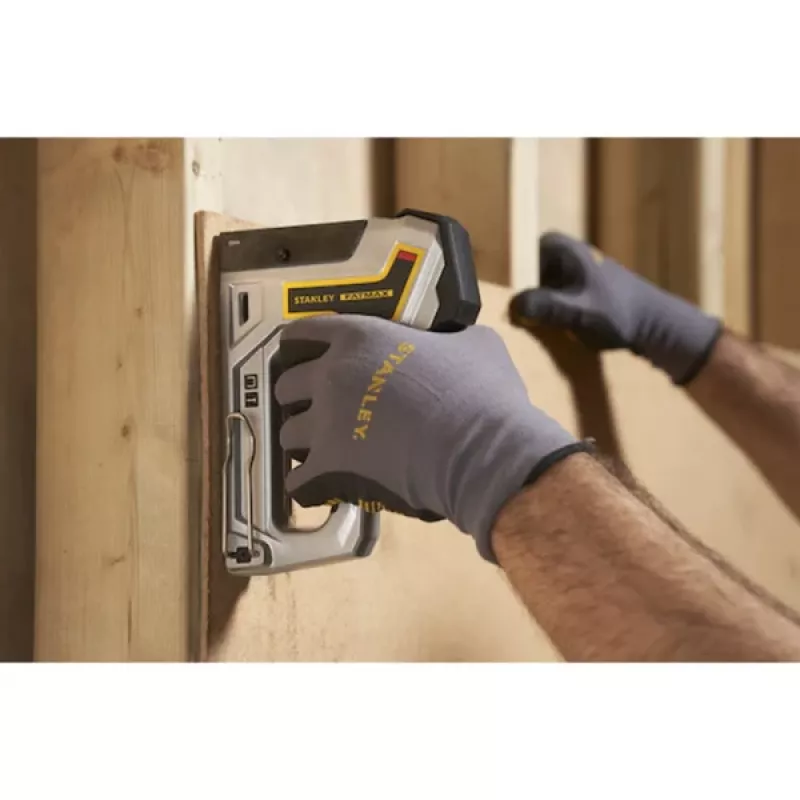 STANLEY 6-TR35 lichtgewicht tacker voor Type-A nietjes 6-10 mm, geel/zwart